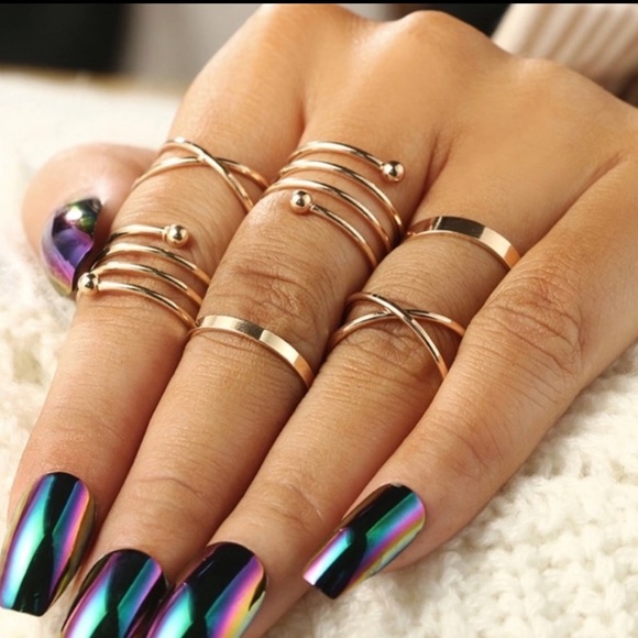 Boutique Jewelry - GOLD  HARPER ♡ Midi Rings GIFT SET
